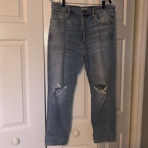 Citizens of humanity liya high rise classic fit crop jeans, worn once!